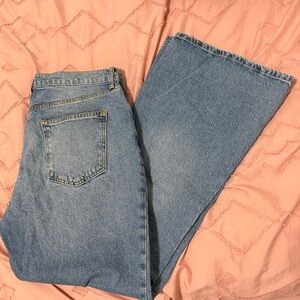 BDG Urban Outfitters Light Blue Wide Leg Jeans